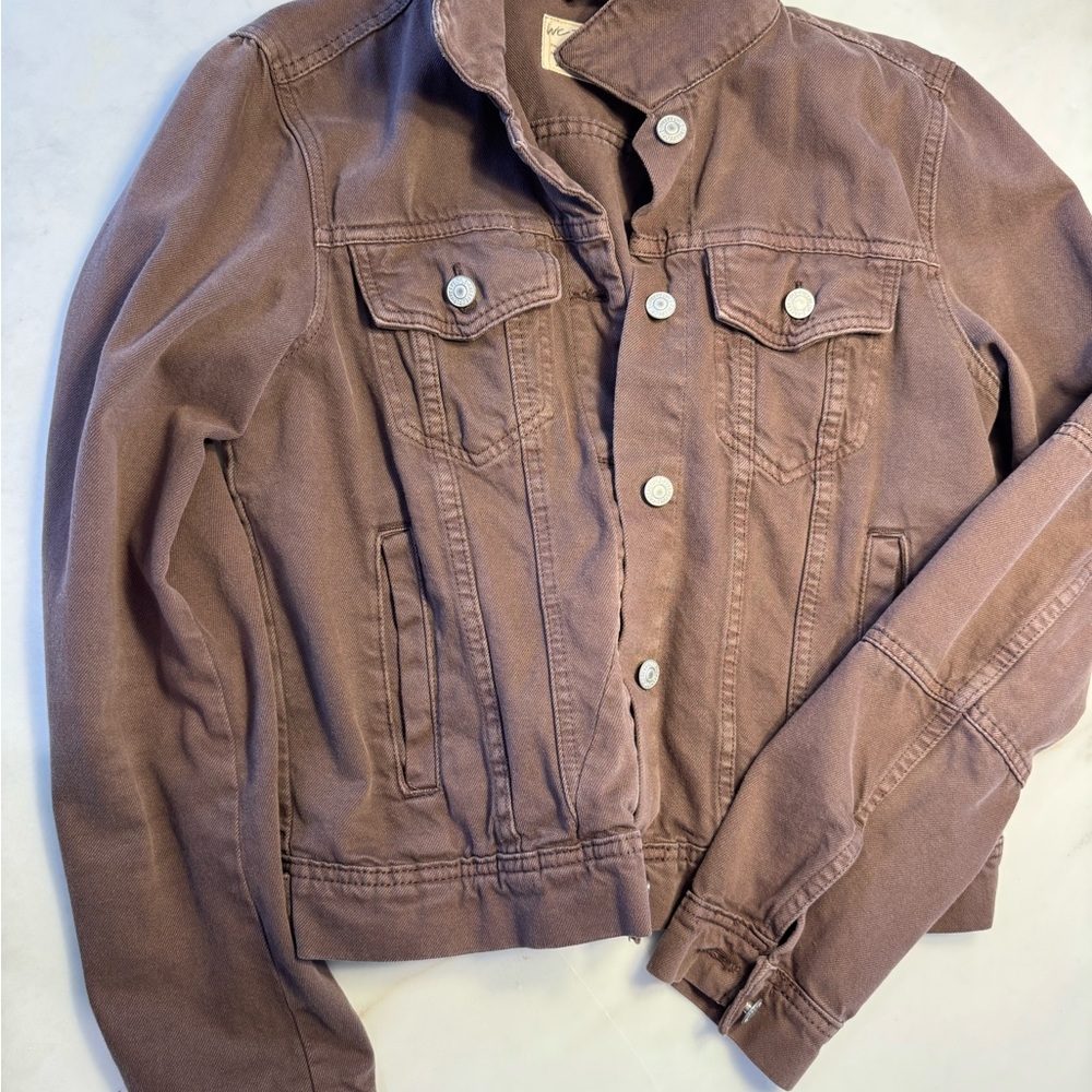 We The Free Dusty Rose Jean Jacket